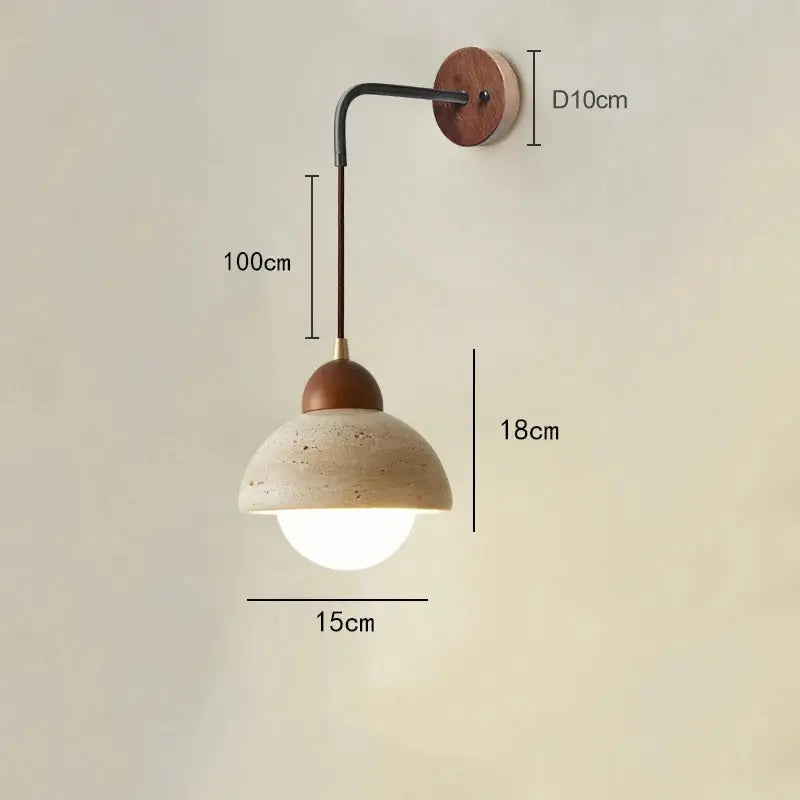 Lampe de Chevet Murale Bois - Lampe de Chevet