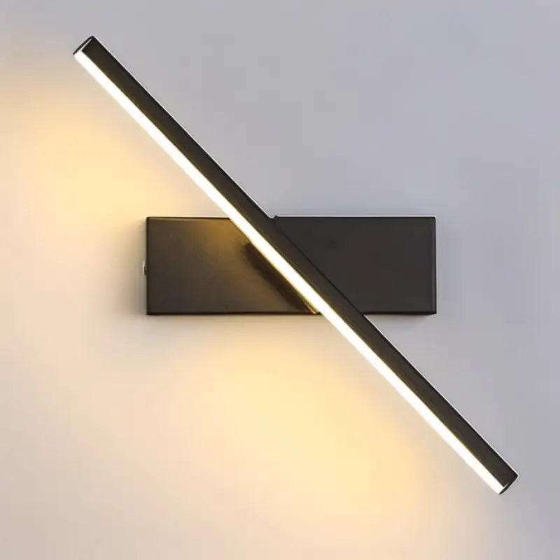 Lampe de Chevet Murale Design Noire - 30 cm / Blanc chaud (2700-3500K) - Lampe de Chevet