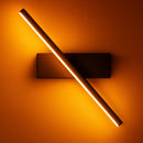 Lampe de Chevet Murale Design Noire - Blanc chaud (2700-3500K) / 30 cm - Lampe de Chevet