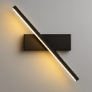 Lampe de Chevet Murale Design Noire - Blanc naturel (3500-5500K) / 30 cm - Lampe de Chevet