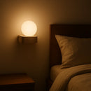 Lampe de Chevet Murale en Pierre - Lumière Chaude (2700-3500K) - Lampe de Chevet