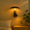 Lampe de Chevet Murale Moderne Noire - Lumière Chaude 3000K - Lampe de Chevet