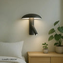 Lampe de Chevet Murale Moderne Noire - Lumière Neutre 4500K - Lampe de Chevet