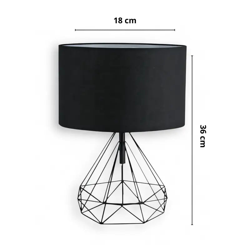 Lampe de Chevet Noir Design - Lampe de Chevet