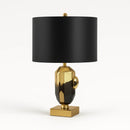 Art colored glass table Light Fashionable glazed lamp Living Room Bedroom Hotel beside fabric lamp LED study room Desk