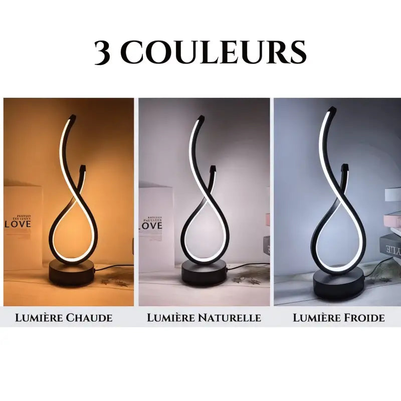 Lampe de Chevet Noire Design - Lampe de Chevet