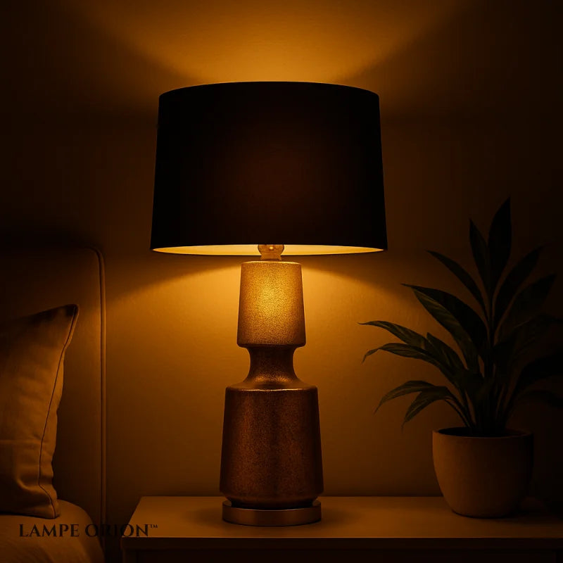 Lampe de Chevet Or et Noir