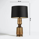 Lampe de Chevet Or et Noir