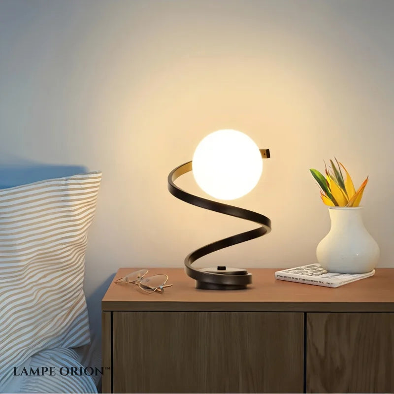 Lampe de Chevet pour Chambre à Coucher Design Noire - Lampe de Chevet