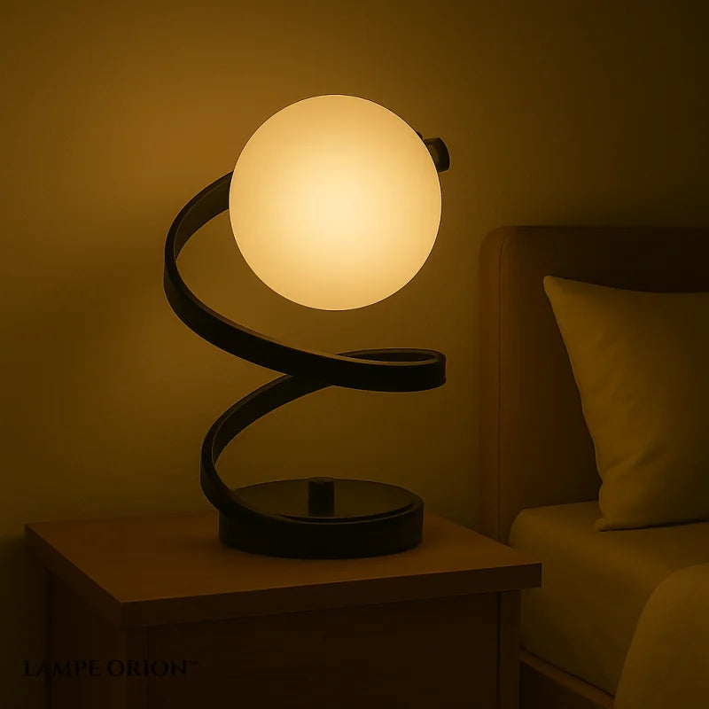Lampe de Chevet pour Chambre à Coucher Design Noire - Lampe de Chevet