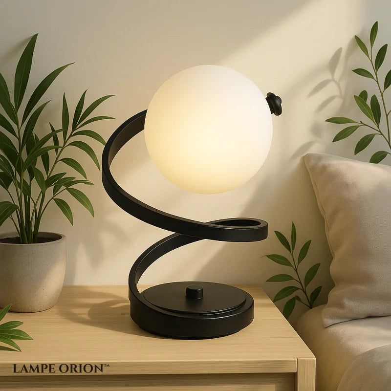 Lampe de Chevet pour Chambre à Coucher Design Noire - Lampe de Chevet