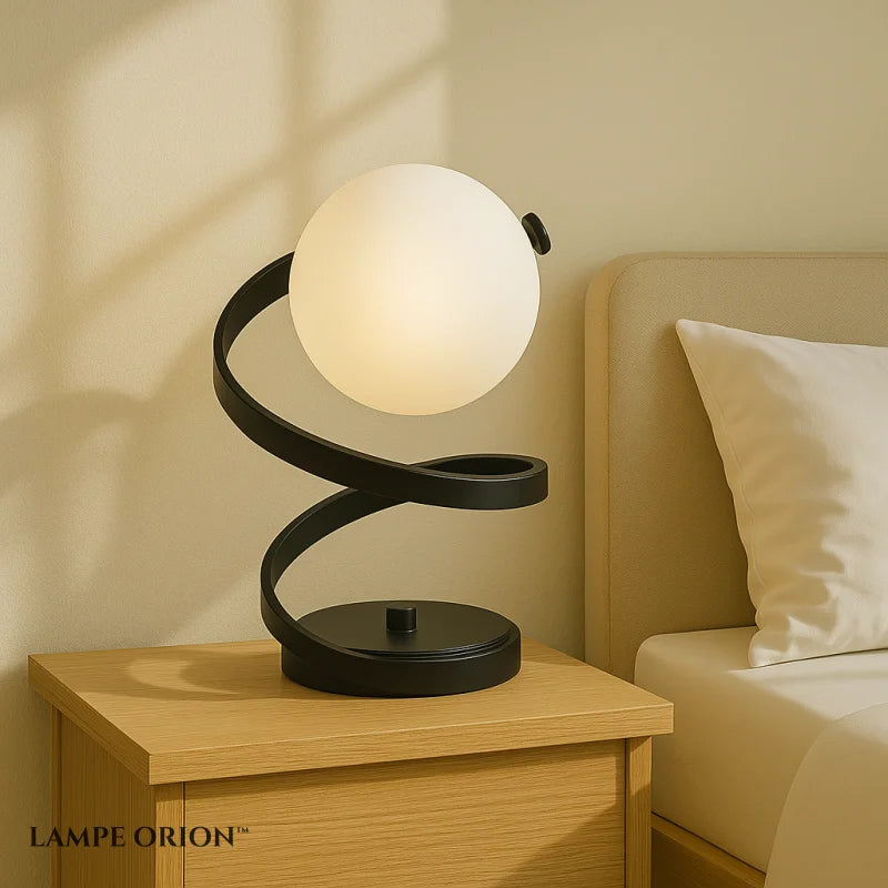 Lampe de Chevet pour Chambre à Coucher Design Noire - Lampe de Chevet