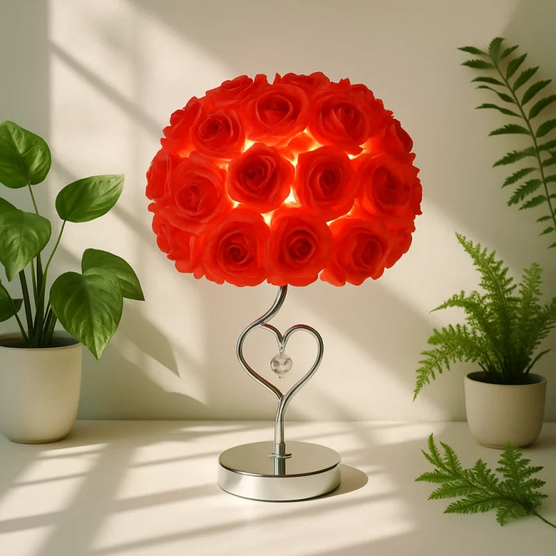 Lampe de Chevet Romantique Rose - Lampe de Chevet