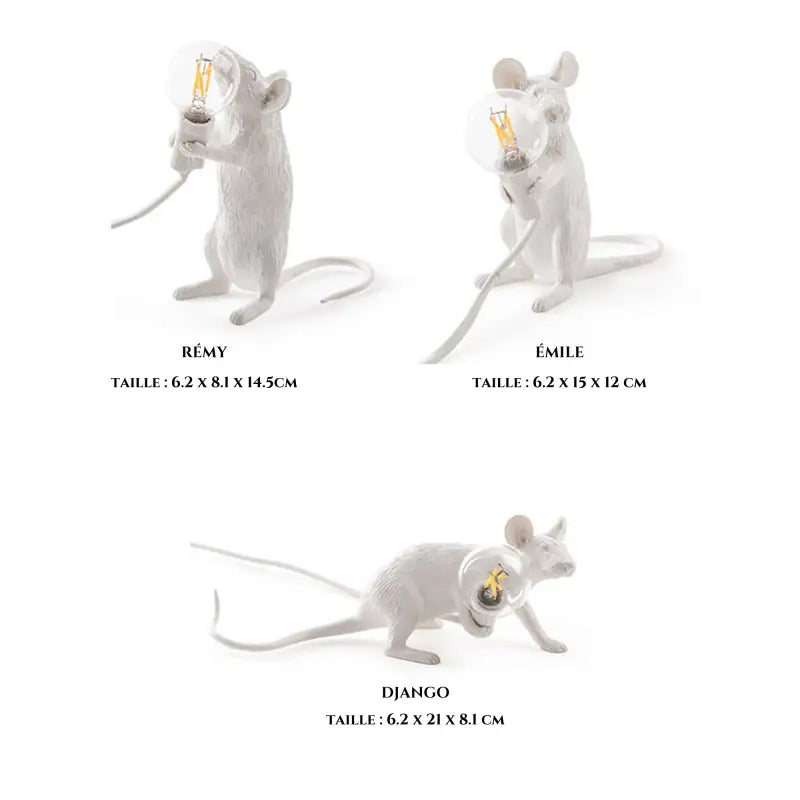 Lampe de Chevet Souris - Lampe de Chevet