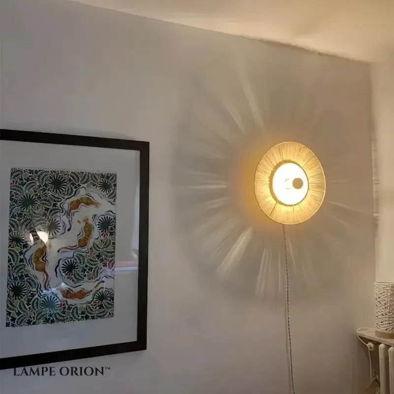 Lampe de Chevet Suspendu Rotin - Lampe de Chevet