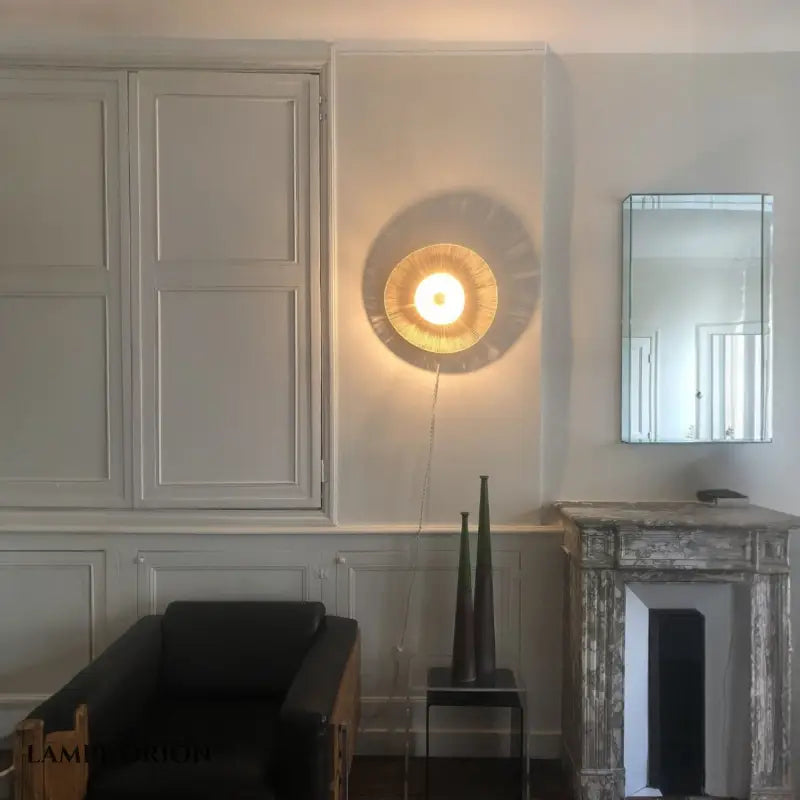 Lampe de Chevet Suspendu Rotin - Lampe de Chevet