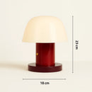 Lampe de Chevet Tactile Rouge - Lampe de Chevet