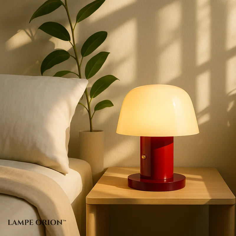 Lampe de Chevet Tactile Rouge - Lampe de Chevet