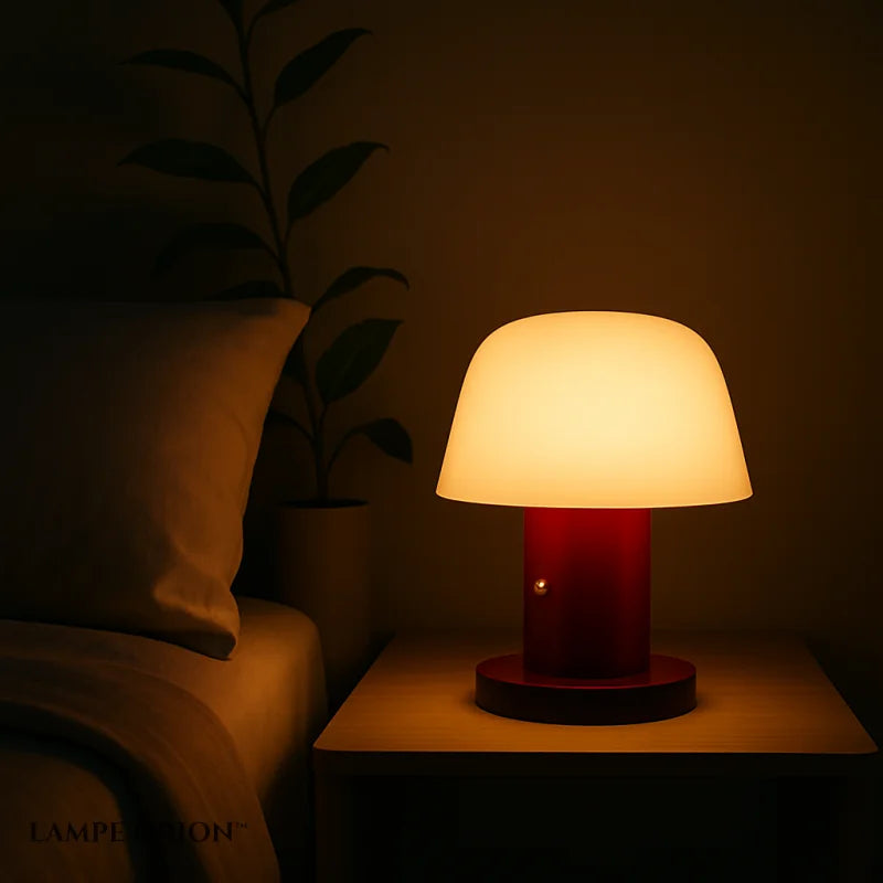 Lampe de Chevet Tactile Rouge - Lampe de Chevet