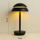 Lampe de Chevet Tactile sans fil Design Noire - Lampe de Chevet