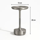Lampe de Chevet Tactile Sans Fil Rechargeable Argent - Lampe de Chevet