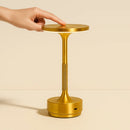 Lampe de Chevet Tactile Sans Fil Rechargeable Dorée - Lampe de Chevet