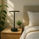 Lampe de Chevet Tactile sans fil Rechargeable Noire - Lampe de Chevet