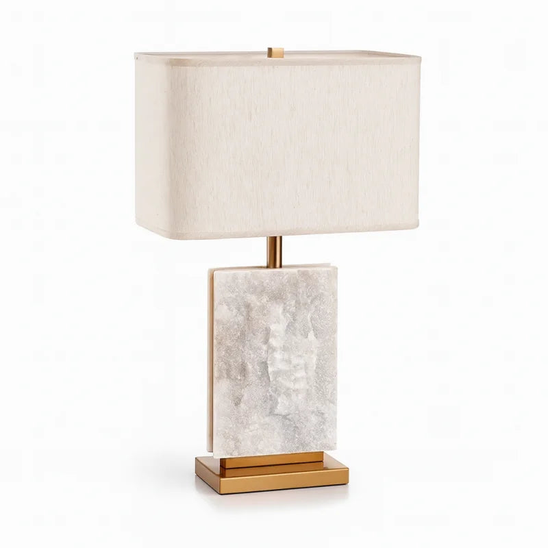 Lampe Pied Marbre Design - Lampe de Chevet