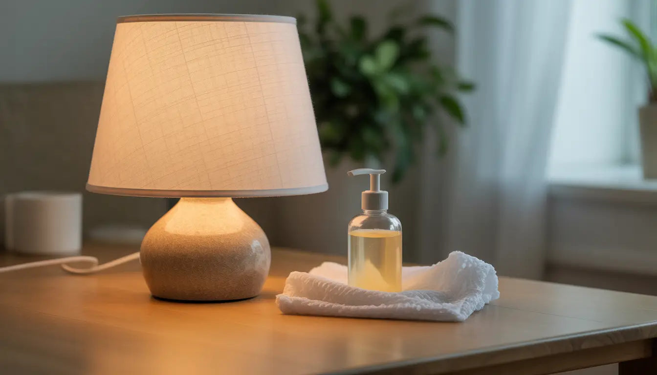 Méthodes naturelles pour nettoyage abat-jour