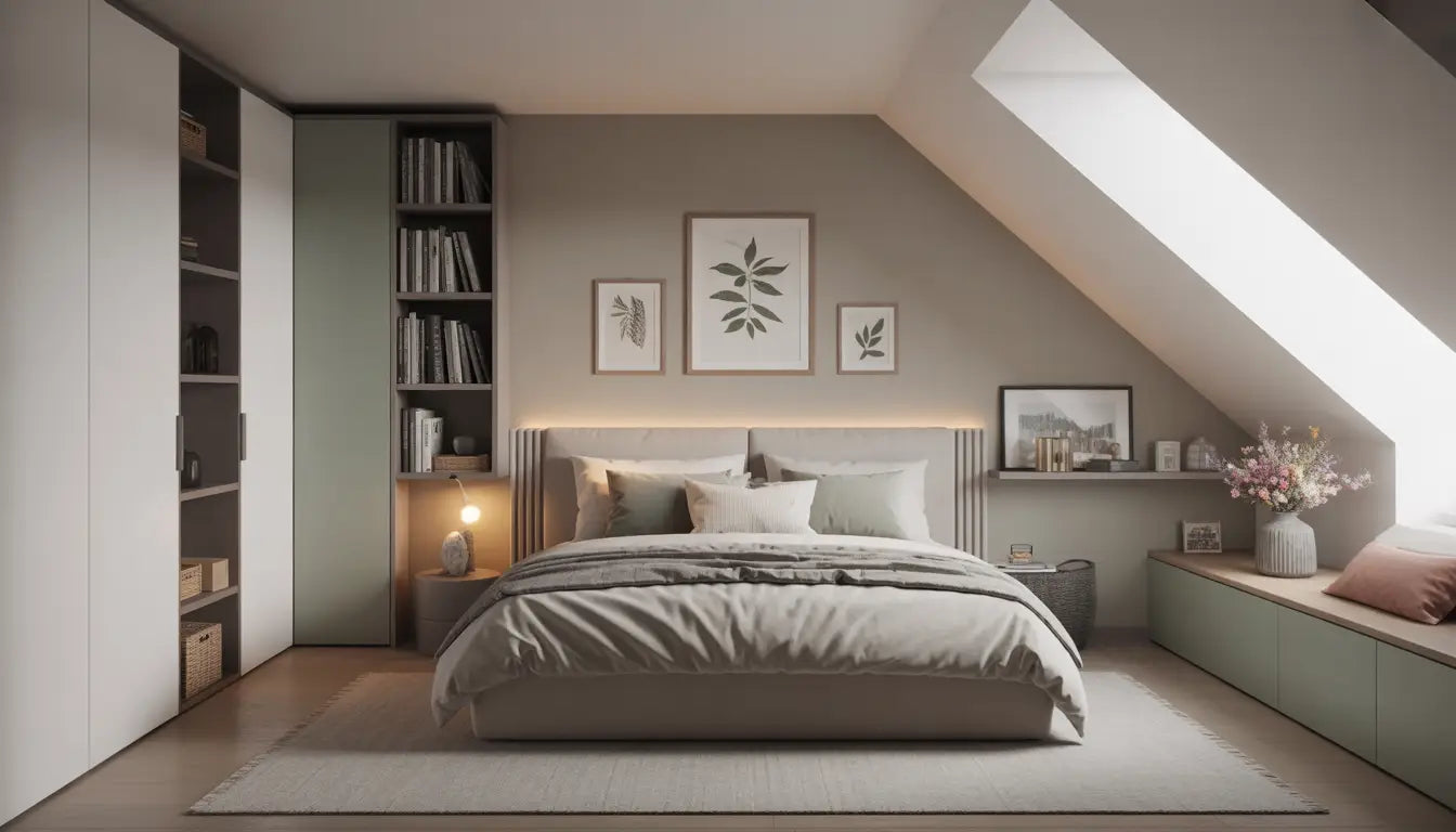 Coin détente aménagé sous pente