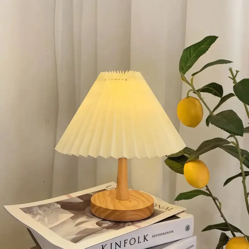 Petite Lampe de Chevet Bois - Lampe de Chevet