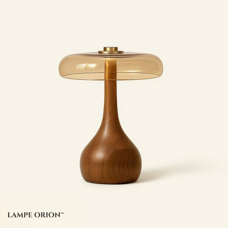 Petite Lampe de Chevet Design Bois - Lampe de Chevet