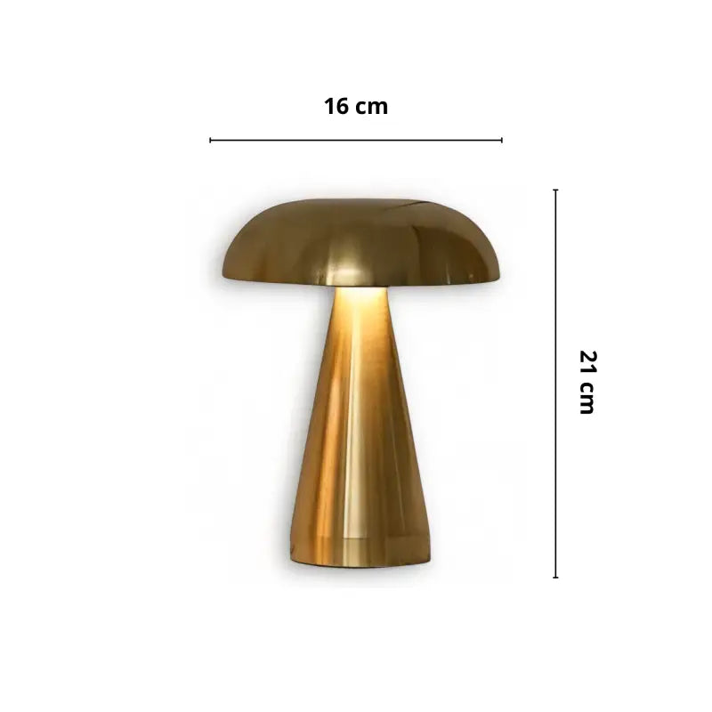 Petite Lampe de Chevet sans fil Dorée - Lampe de Chevet