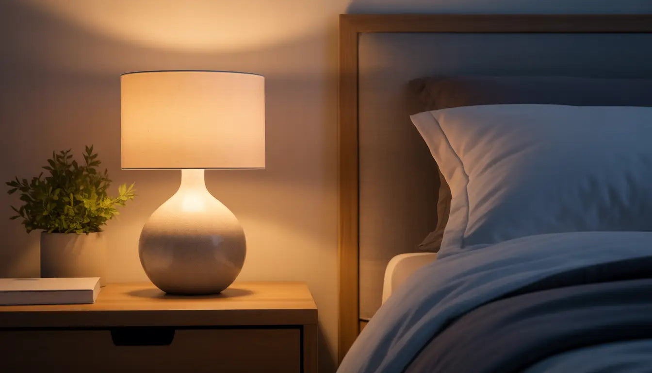 Lampe de chevet moderne avec ampoule LED